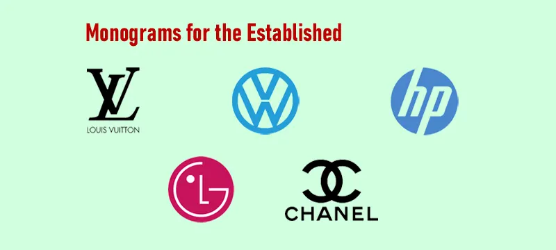 monogram logo design