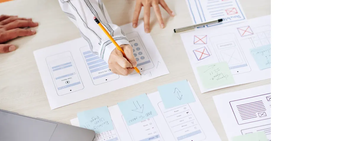 Include visuals in your wireframe