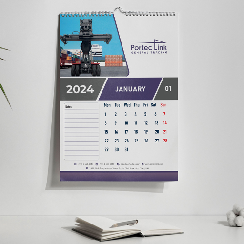 Abu Dhabi wall Calendar Printing