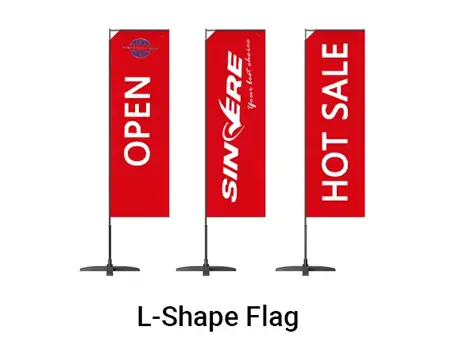 L-Shape Flag Printing Abu Dhabi