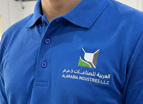 Polo T-shirt Printing in Abu Dhabi - Integrate IT Solutions